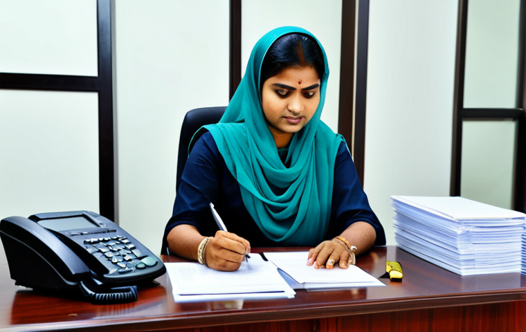 **

"A professional Bangladeshi civil servant in a modest, formal saree, working diligently at a clean desk in a modern government office. The office has neat files and a computer. Focused, competent, and dedicated. Safe for work, appropriate content, fully clothed, professional, perfect anatomy, natural proportions, well-formed hands, proper finger count, natural body proportions, high quality."

**