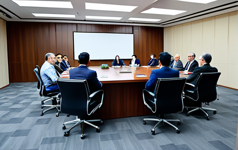 **

"A meeting between NGO representatives and government officials, discussing community development projects, modern office setting, professional attire, fully clothed, appropriate content, safe for work, perfect anatomy, natural proportions, professional photography, modest environment."

**