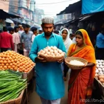 Home 10 정부의 경제 정책과 효율성 - **Prompt:** A Bangladeshi family, consisting of a father, mother, and their young child (wearing a d...